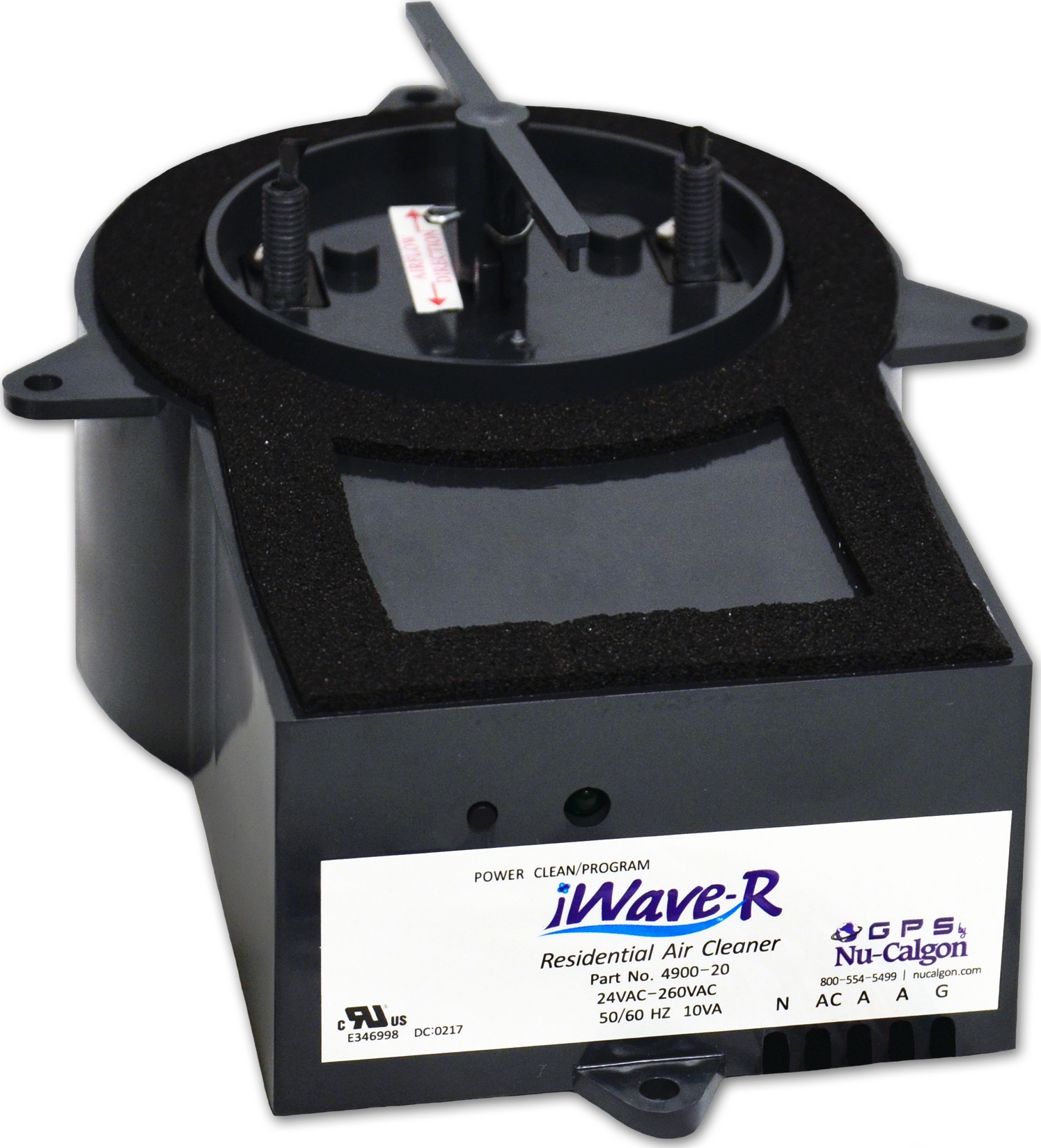 Nu-Calgon 4900-20 Iwave-R Air Purifier - 2400 Cfm, 24-240 Vac