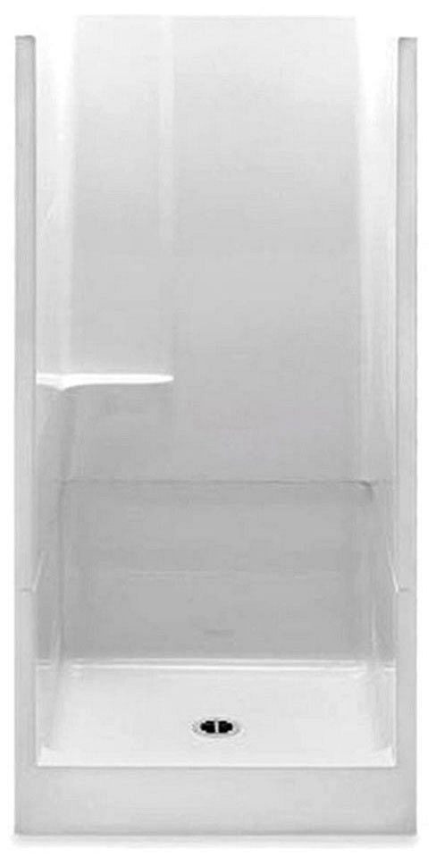 Aquatic 727149825010 1363-2P Wht 36" Shower