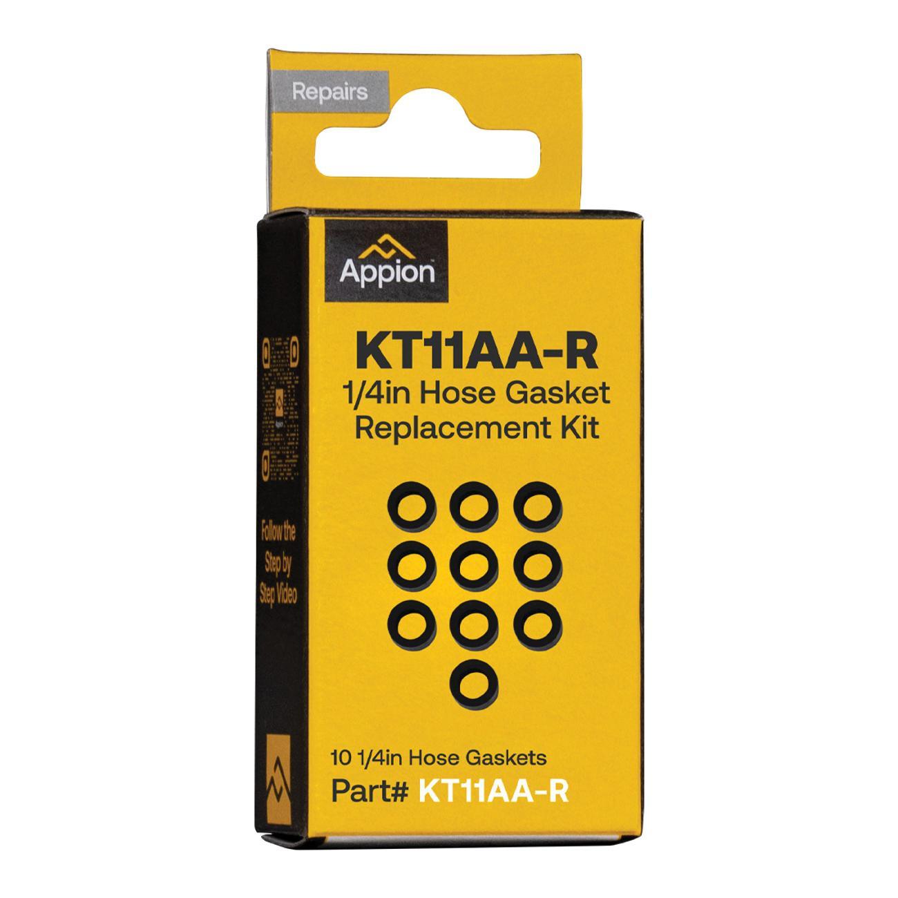 Appion MegaFlow™ KT11AA-R Hose Gasket Kit, For Use With: 1/4 in Female Flare Fittings