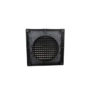 Builders Best® 110901 Mini Louvered Hood, 6 in, Flush Mounting, 1 in L, 8.2 in W, 8.2 in D, Polypropylene Molded Plastic