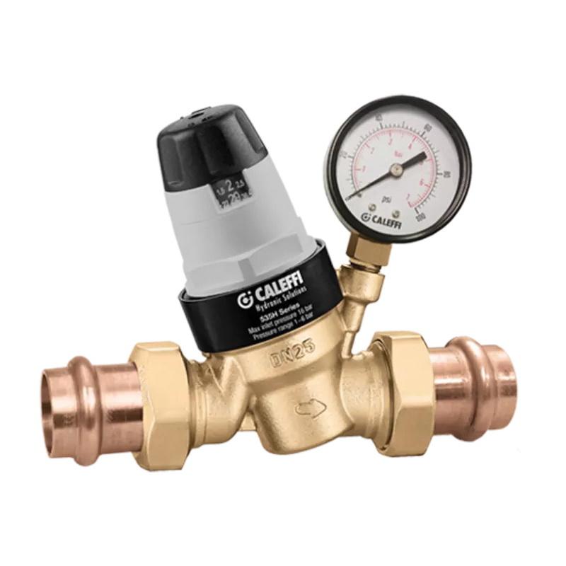 Caleffi PresCal™ 535651HA Pre-Adjustable Pressure Reducing Valve, 3/4 in Nominal, Press, 12.5 gpm, 300 psi