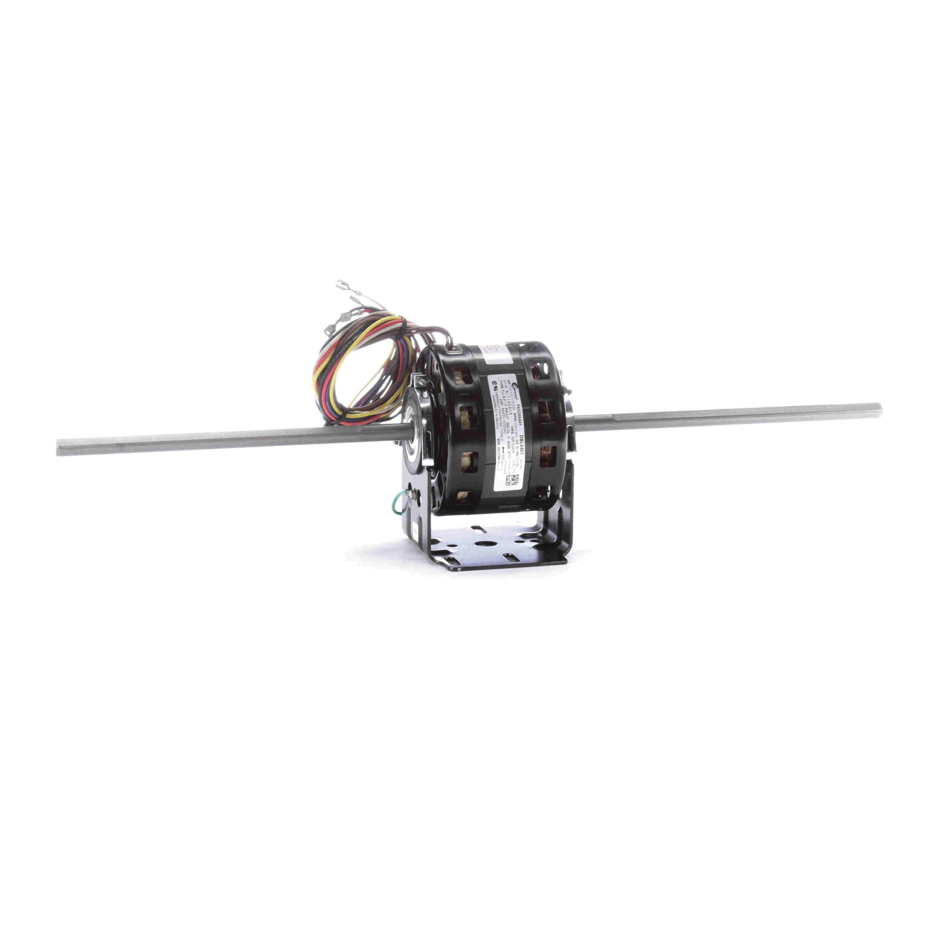 Century® DBL6501 Blower Motor, 1/10 hp, 115 V, 60 Hz, 1 ph-Phase, 42Y Frame, 1075 rpm Speed