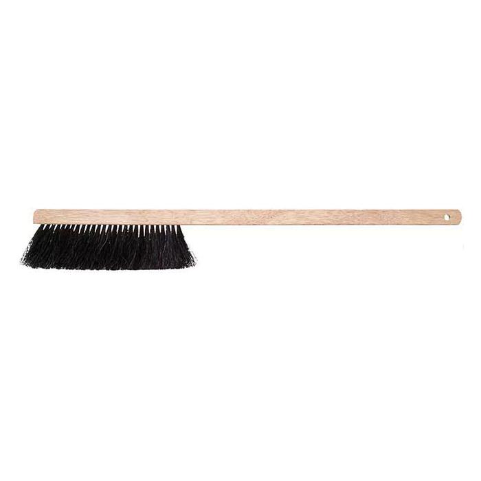 Cleanfit 39919 Horsehair 1-Row Radiator Brush, 8 in L Brush, 24 in OAL, Wood Handle