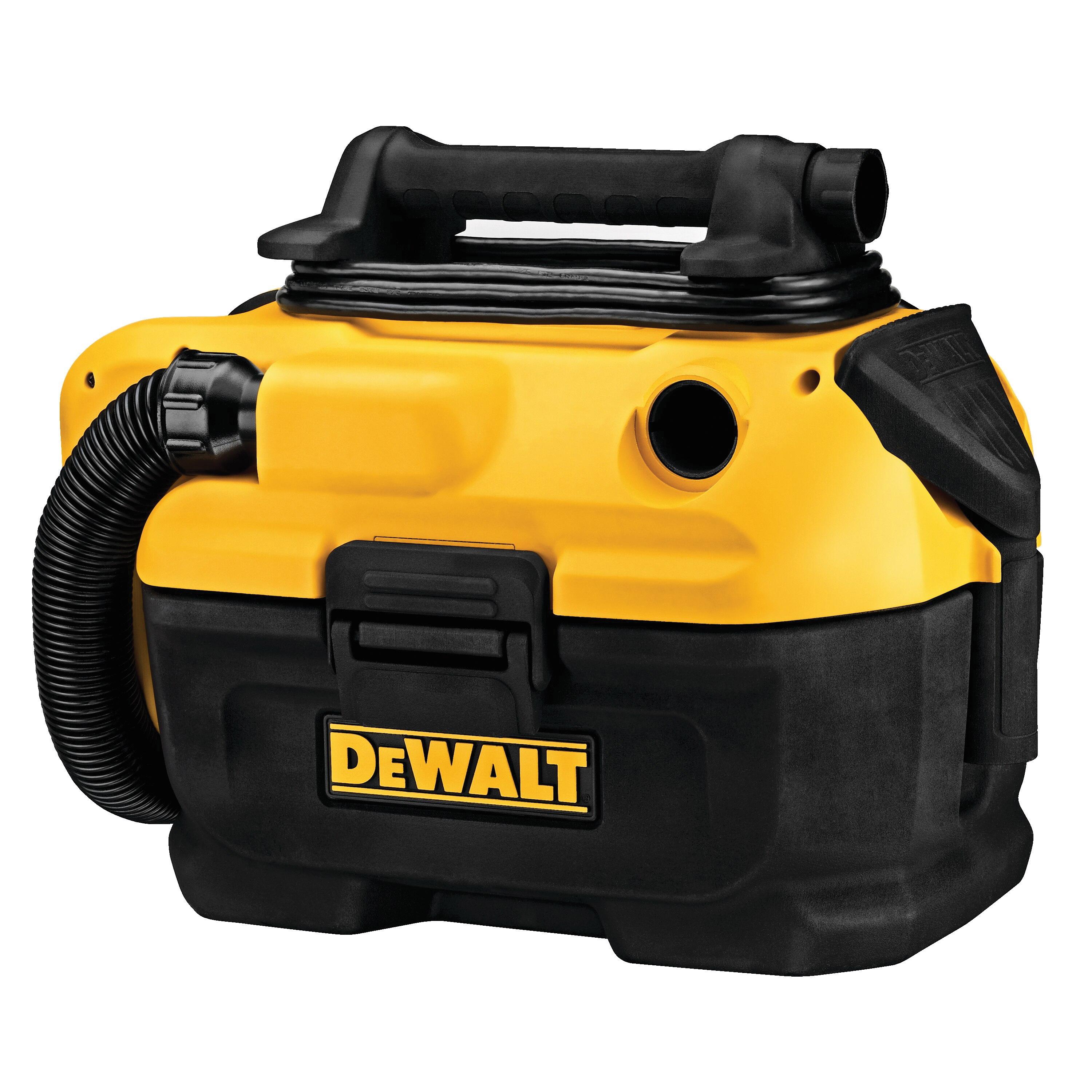 DeWALT® DCV581H Corded/Cordless Wet/Dry Vacuum, 18/20 V Power Supply, 2 gal Vacuum, HEPA Filtration, 31 cfm Air Flow