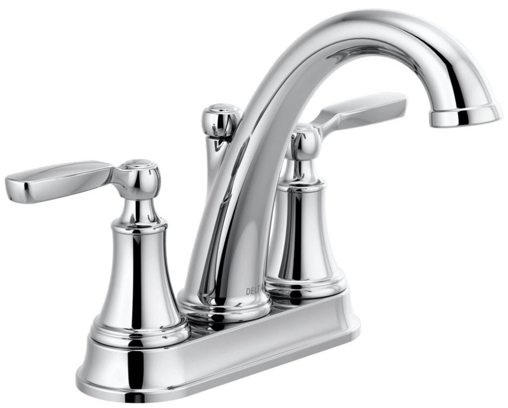 DELTA® 2532LF-MPU Chrome Woodhurst Bathroom Faucet With Popup Two