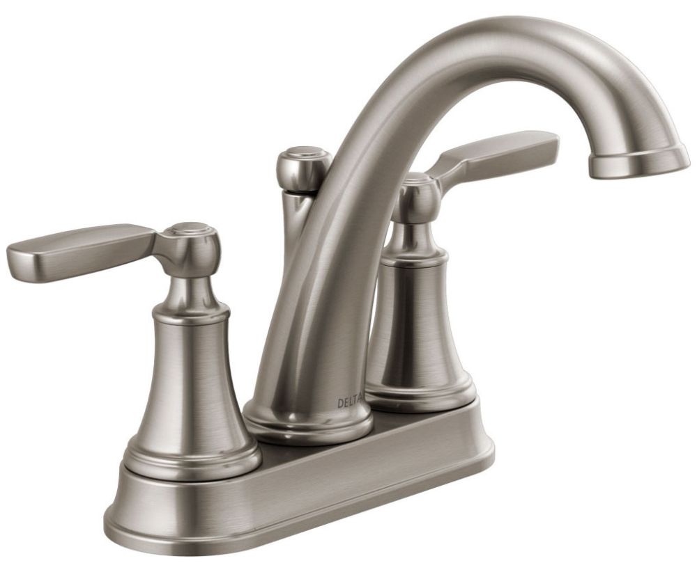 DELTA® 2532LF-SSMPU S/S Woodhurst Bathroom Faucet Withpopup Two
