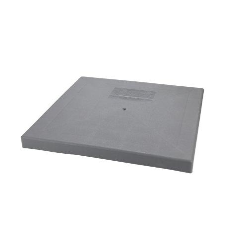 DiversiTech® E Lite® EL2626-2 Equipment Pad, 920 lb Load Capacity, 2 in OAH, 26 in OAW, 26 in OAD, Polypropylene