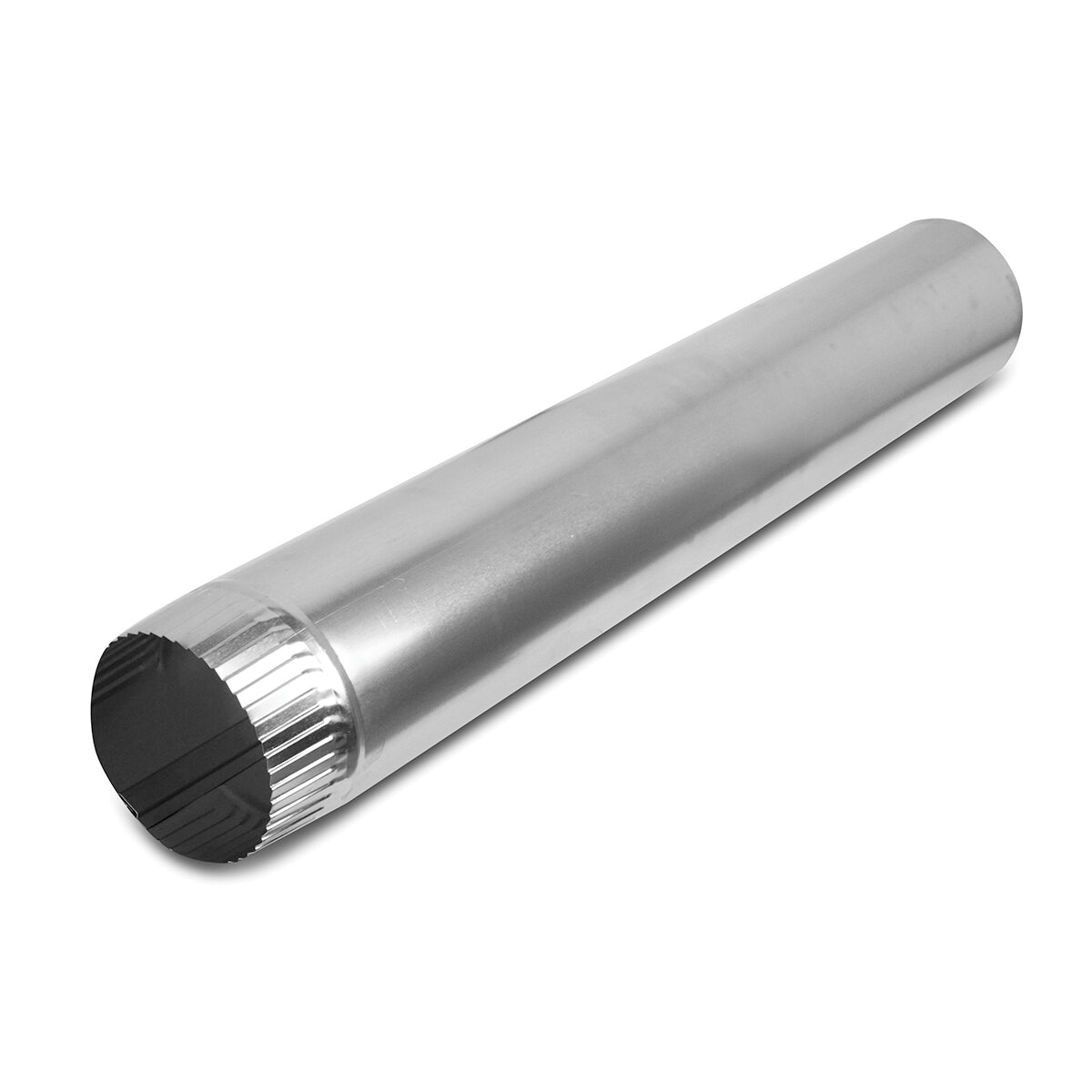 Dundas Jafine P460 Snap Lock Pipe, 4 in Dia, 60 in L, Aluminum