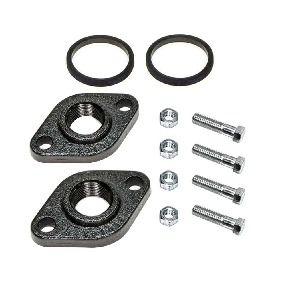 Grundfos 519601 Pump Flange Set, 4-1/4 in L, 2-3/4 in W, 3/4 in H, Iron