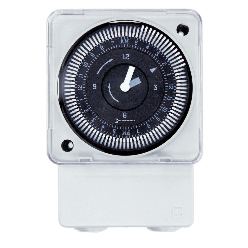 Intermatic® MIL72ASTUZ-240 Electromechanical Timer Module, 208/240 VAC, 21 A, DIN Rail/Surface Mounting