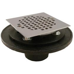 Wal-Rich 1729012 Floor and Ceiling Plate With Spring, IPS, Fits Pipe Size: 2 in, Steel, Chrome