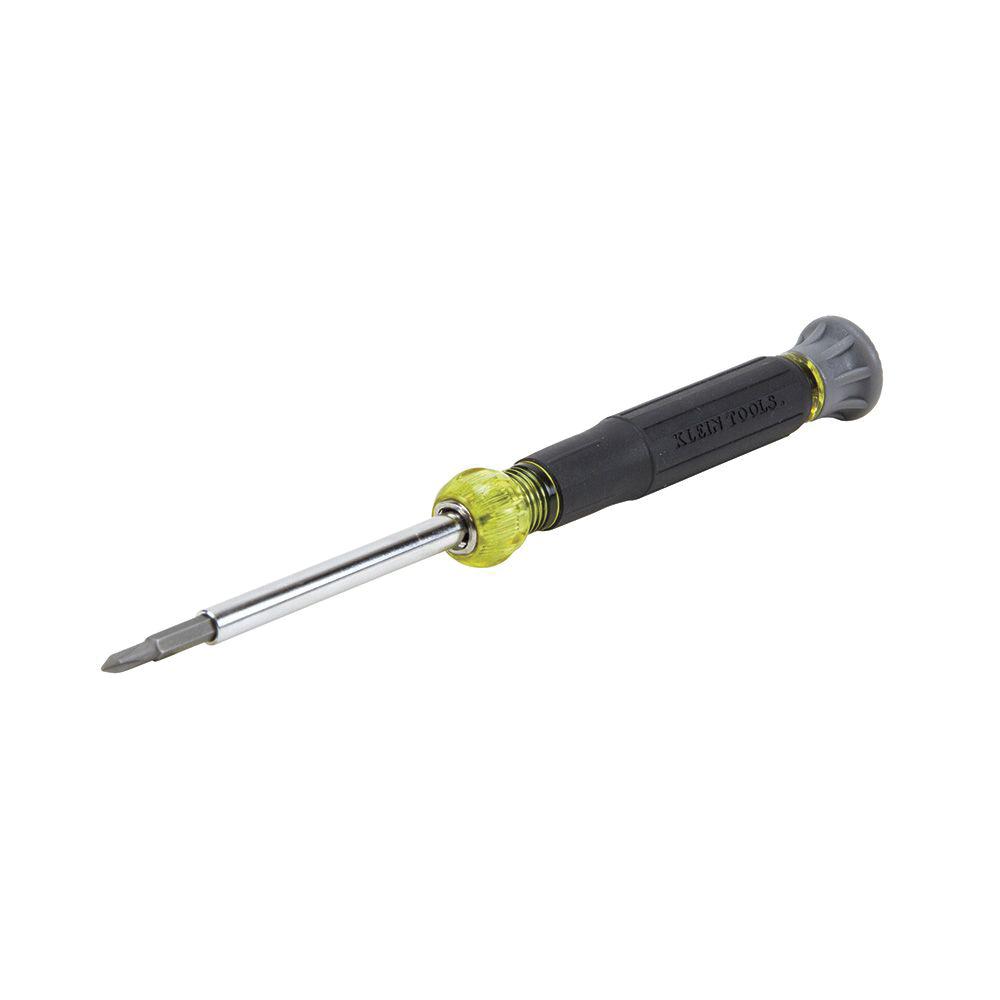 KLEIN TOOLS® 32581 Screwdriver, Phillips®, Slotted Point, #0, #00, 1/8 in, 3/32 in Point, 6-1/2 in OAL