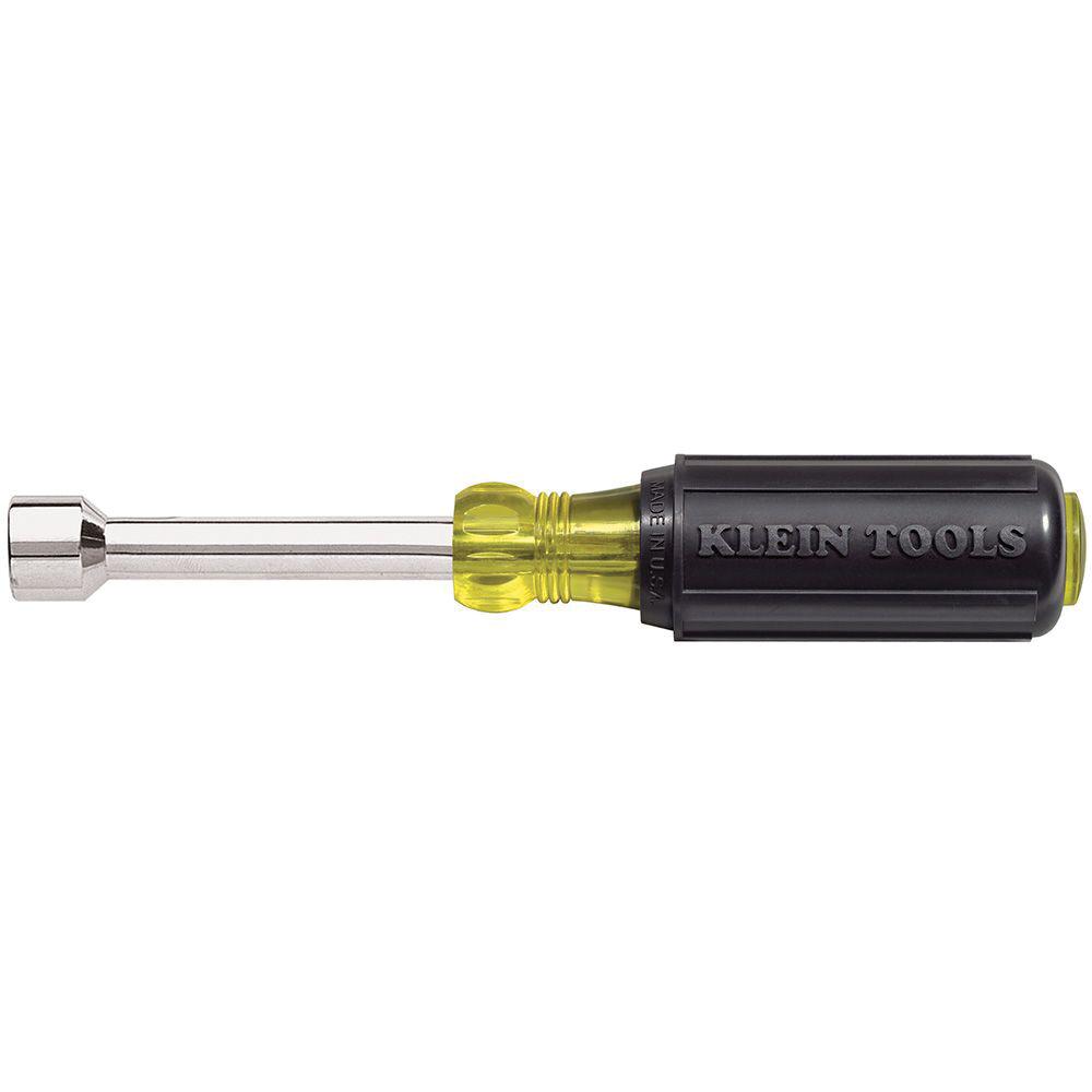 KLEIN TOOLS® 630-9/16 Nut Driver, 4 in Shank, Hollow Shank, 9-3/8 in OAL