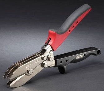 Malco® C5R 5-Blade Sheet Metal Crimper, 9-58 In Oal, 0.024 To 0.035 In Crimper, Ergonomic Redline Handle