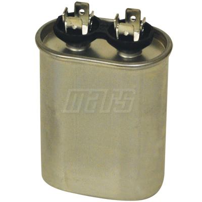 Mars® Blue Box 12048 Motor Run Capacitor, MFD Rating: 45 uF, 370/440 V, Oval, 9-1/2 in H, 2.806 in W