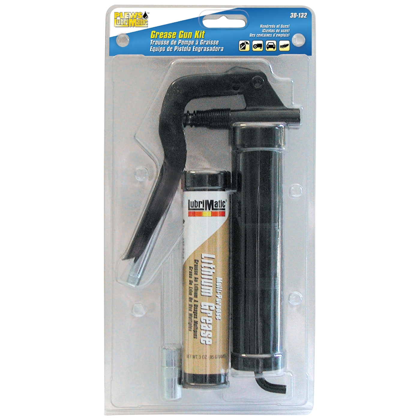 Mars® 93352 Mini Grease Gun Kit, 3 oz Cartridge