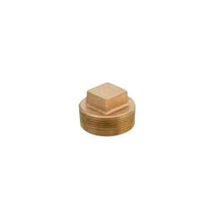 Matco-Norca™ B-PL02LF Pipe Plug, 3/8 in Threaded, Brass