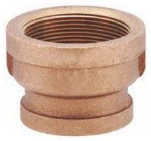 LEAD FREE 1 X 3/4 BRASS COUPLING