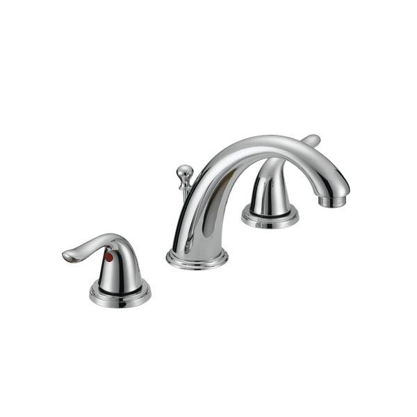 Matco-Norca™ Builder Light BL-480C Lavatory Faucet, 2-Handle, Widespread, Pop-Up, Chrome