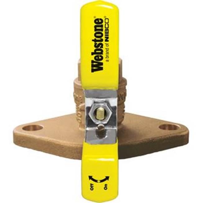 Webstone H-40406 With S 1-1/2" Fips Isolator Ball Valve With Flange Per Each