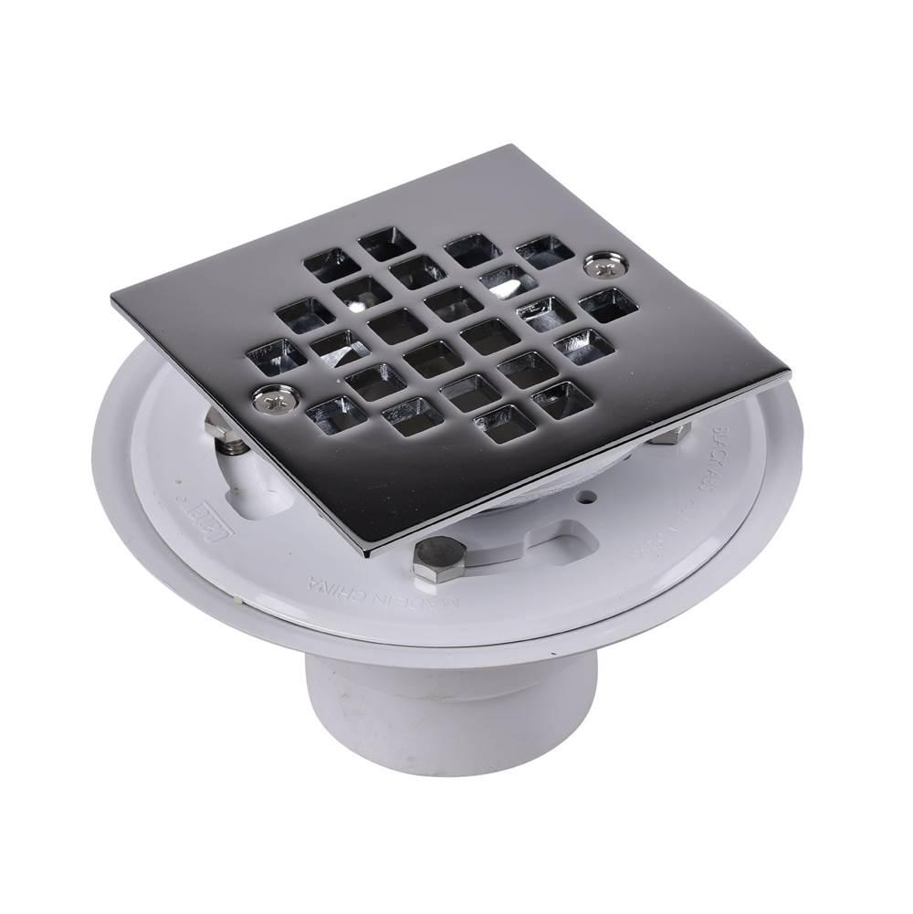 2-3 IN. LOW PROFILE CHROME PLATED SQUARE PVC
