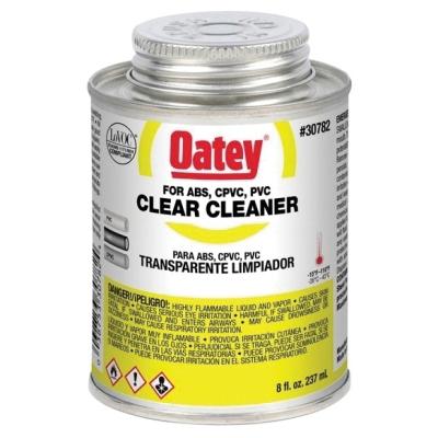 Oatey® 30782 Plastic Cleaner, 8 oz, Can, Liquid, Solvent