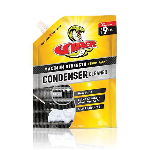 Refrigeration Technologies® Viper® RT330V Cleaner, 36 oz, Flexible Pack, Liquid, Concentrated