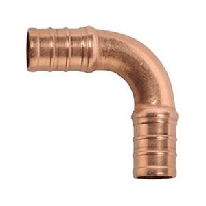Sioux Chief Crimp™ PowerPEX® 642X2 Directional Elbow, 1/2 in F1807 PEX x 1/2 in F1807 PEX, Copper
