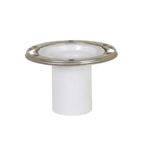 Sioux Chief 886 Series 888-PM Open Closet Flange With Stainless Steel Swivel Ring, 3 x 4 in Pipe, Hub, 7 in OD, PVC