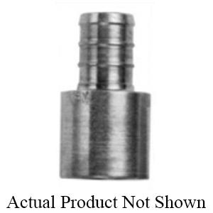 Sioux Chief Crimp™ PowerPEX® 644XG2 Straight Adapter, 1/2 in F1807 PEX x 1/2 in Female Sweat, Brass