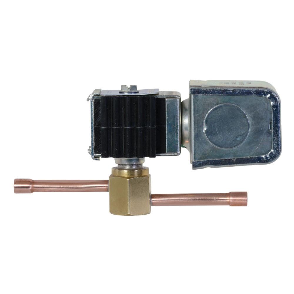 ZoomLock® E Series 4605-00 Normally Closed Solenoid Valve, 3/8 in, ODM Solder End, 1015 psi, Brass Body