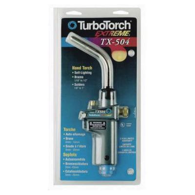 TURBOTORCH® TX-504 Soldering Torch, MAPP, Propane Gas, Swirl Flame
