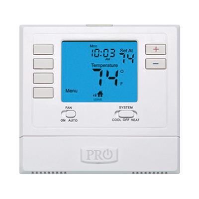 PRO1® T700 Series T705 Thermostat, 18 to 30 VAC, 1 to 1.5 A, 5-1-1 day Program Programmability, 1 Heat/1 Cool