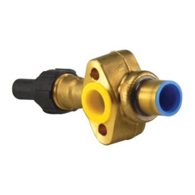 Copeland™ 998-0510-12 Suction and Discharge Service Valve Kit, 7/8 in, Sweat, Brass