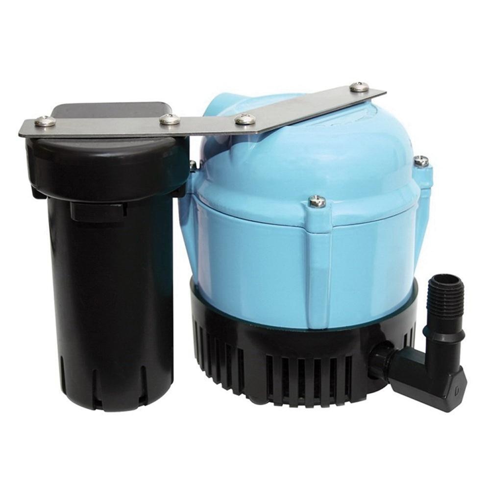 Little GIANT® ABS Series 1-ABS 550521 Condensate Removal Pump, 115 V, 1.1 A, 1/150 hp, 205 gph, 10 ft Max Head, Aluminum