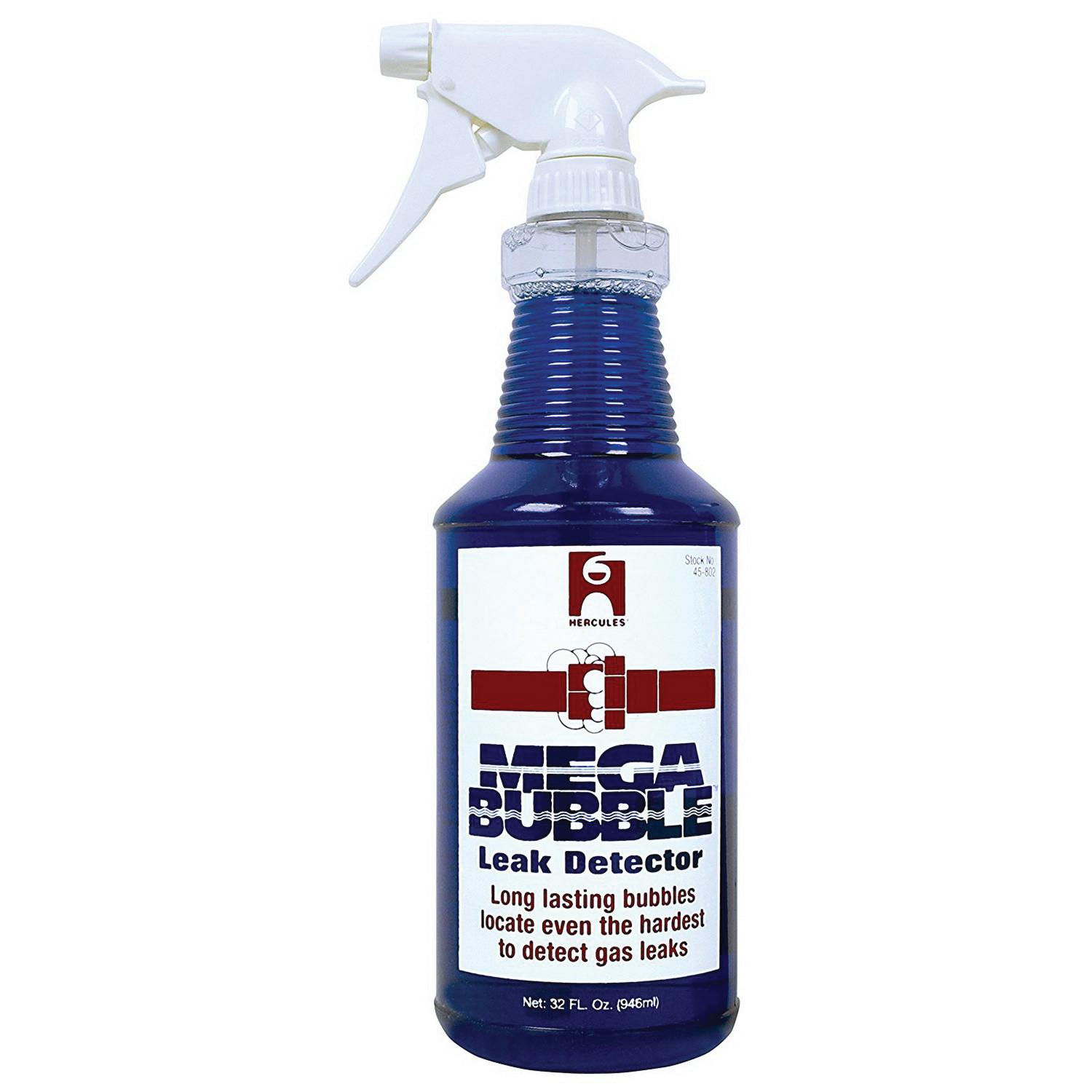 Oatey® Hercules, MegaBubble 45802 Leak Detector with Sprayer, Liquid, Blue, 32 oz, Spray Bottle
