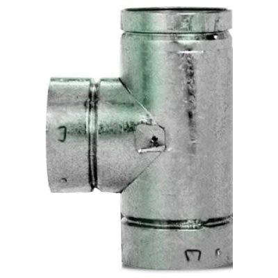 Selkirk® RV Series 106100 Gas Vent Tee, 6 in, Aluminum/Galvanized Steel