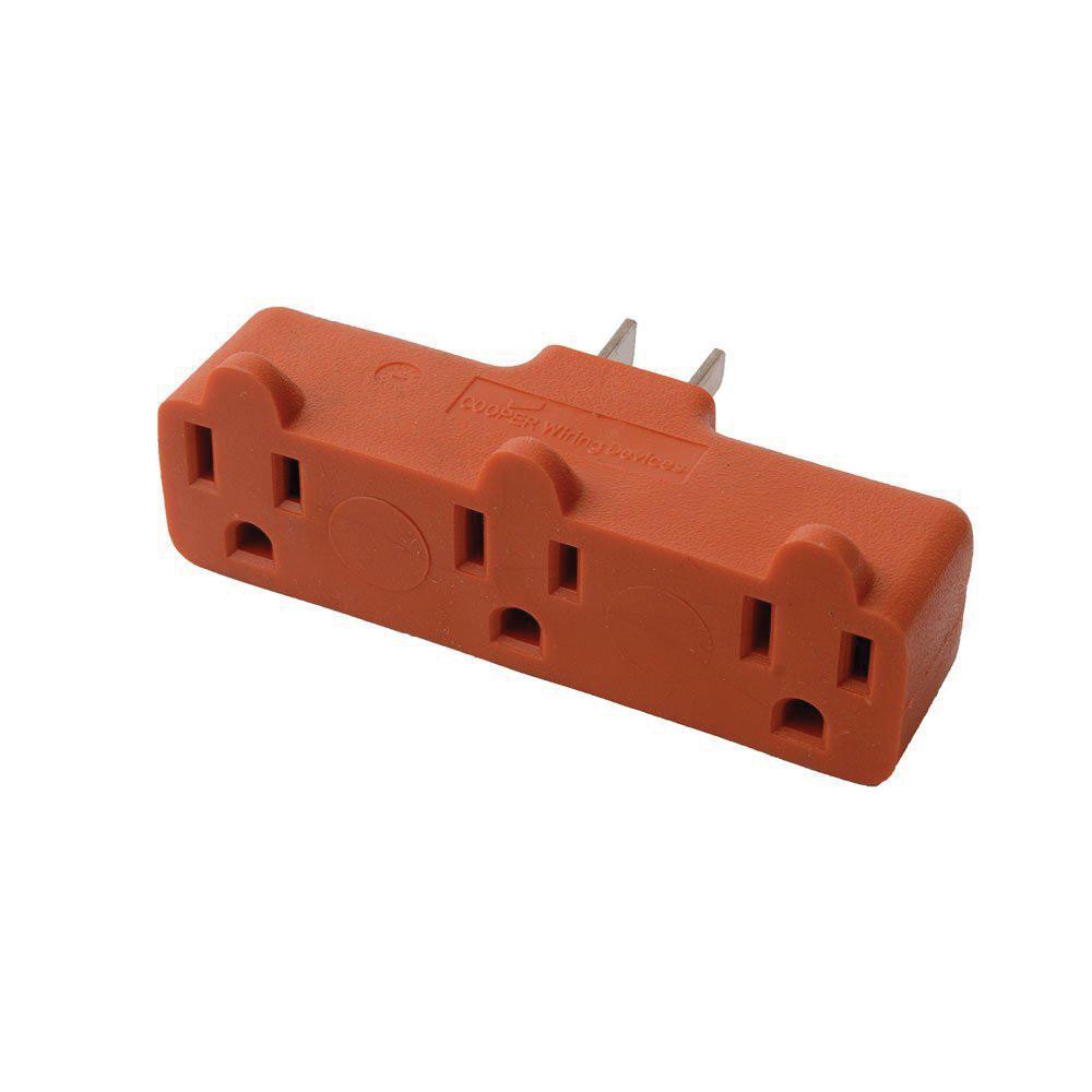 DiversiTech® 5223 Triple Outlet, 125 V, 15 A, 2 -Pole, 3 -Wire