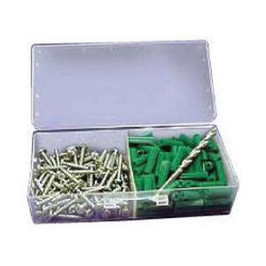 DiversiTech® 7106CX Anchor Kit With Screw, 1/4 in, Plastic