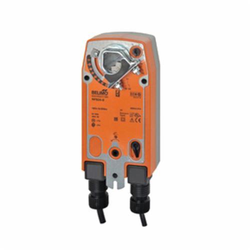 BELIMO® NFB24-S Damper Actuator with Auxiliary Switch, 24 VAC/VDC, 6 W Running, 2.5 W Holding, Metal and Plastic Casing