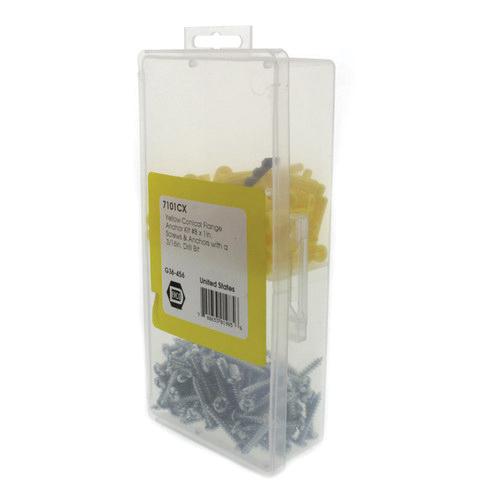 DiversiTech® 7101CX Anchor Kit, #8 x 1 in, Plastic