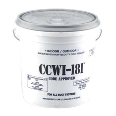 CARLISLE® CCWI-181 304148 Water-Based Duct Sealant, 1 gal, Pail, Gray, Slight Ammonia