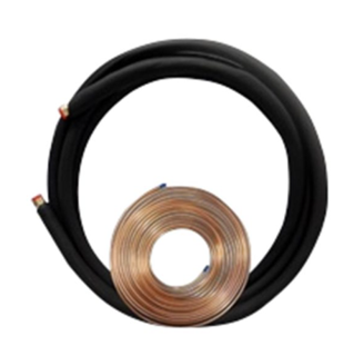 JMF LS3878030S12CS 3/8"X7/8"X30' Standard Line Set with 1/2" Armaflex UV Shield