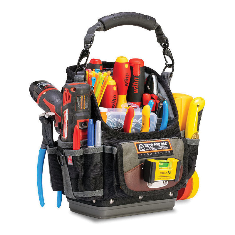 VETO PRO PAC® VPP10460 Compact Tool Pouch, 12 in W, 11-1/2 in H, Polypropylene