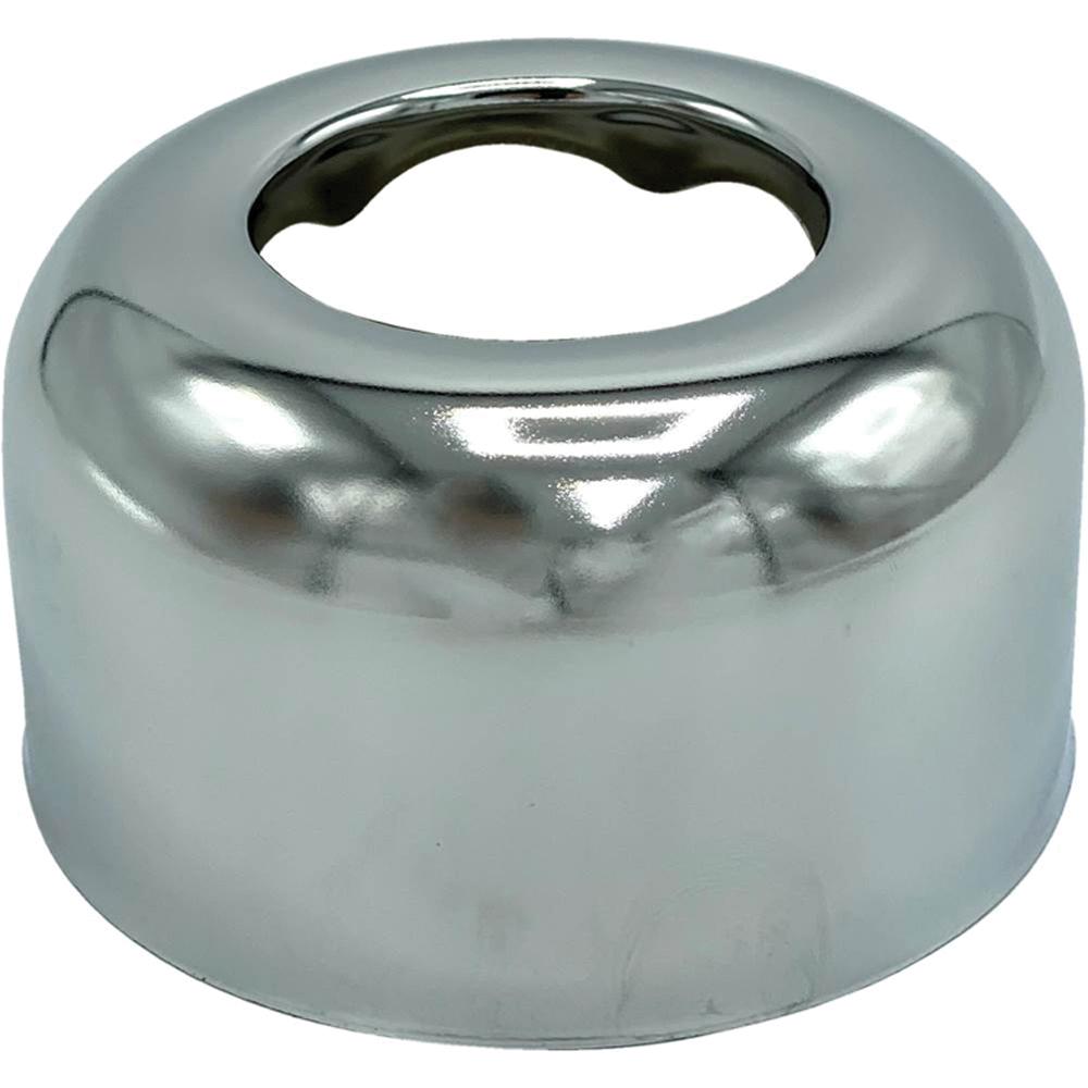 Wal-Rich 1614006 Box Pattern Escutcheon, Copper, Fits Pipe Size: 1-1/4 in, Steel, Chrome-Plated, 3 in OD