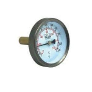 Wal-Rich 1722014 Thermometer, 32 to 248 deg F, 2 in Dial