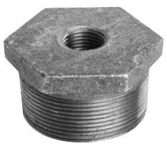 1-1/2 X 1-1/4 BLK HEX BUSHING (ZMBBU0706) (95281)