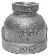 1-1/2 X 1-1/4 BLK MAL COUPLING (ZMBCPR0706)(55845)