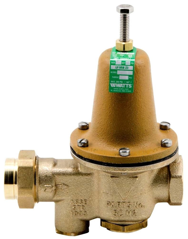 WATTS® 9128 0009128 Lfu5B-Lp-Z3 3/4 Water Pressure Reducing Valve Lead Free