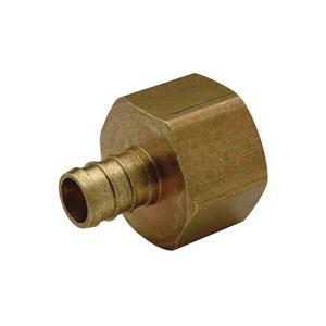 Zurn® QQUFC34GX Adapter, 1/2 in F1807 PEX Barbed x 3/4 in FPT, Brass
